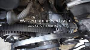 Kosten für den unterhalt eines elektroautos. Audi A4 B5 1 8 Adr Motor Wasserpumpe Wechseln Austauschen Erneuern Water Pump Exchange Renew Swap Youtube
