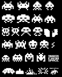 Fonts Invaders From Space Pixel Art Fonts Font Sites