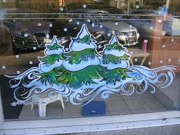 Decorative Window Paintings Graphic Garden Design Studio Christmas Window Painting Window Art Window Painting