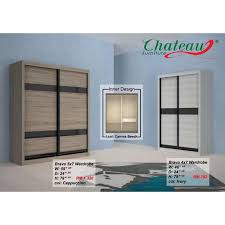 Complete straight, bifold and pocket door hardware kits. Modern 2 Sliding Door Brown Or Beige Wooden Colour Wardrobe 5ft X 7ft Wardrobe 4ft X 7ft Almari 5x7 Almari 4x7 Shopee Malaysia