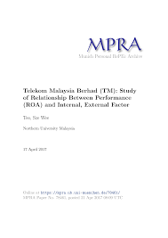 In addition to telekom malaysia, binariang and cellular communication network malaysia. Https Mpra Ub Uni Muenchen De 78461 1 Mpra Paper 78461 Pdf