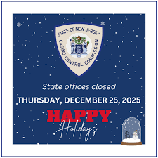 Photo by NJ Casino Control Commission (@njcasinocontrol) · December 25, 2025