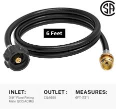 Downfall was you needed an adapter. Buy Kohree 6ft Propane Adapter Hose 1lb To 20lb Converter For Weber Q Gas Grill Propane Tank Hose Adapter For Buddy Heaters Coleman Camping Stove Qcc1 Type1 Tank Connect To 1lb To 20lb