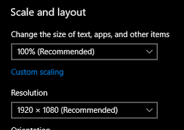 Scaling Versus Resolution On Windows 10 Display Settings Super User