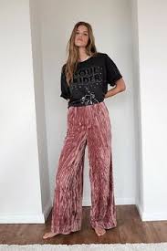 runaway velvet wide leg pants 2021