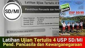 Materi dan teori di nomor 2 kan. Latihan Ujian Tertulis 4 Ppkn Detik Detik Usp Sd Mi Youtube