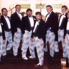 Either Best Or Worst Wedding Photo Ever Www Bellanotteevents Com Tacky Wedding Groomsmen Looks Funny Wedding Pictures