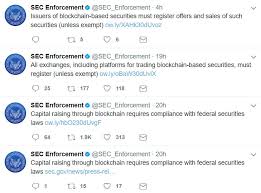 The united states securities and exchange commission (sec) is in charge of regulating financial markets in the u.s., and they have jurisdiction over new icos when they're investment products sold to american consumers. An Ico Can Be A Security According To The Sec Bitcoin Chaser