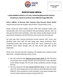 Pengeluaran kwsp akaun 1 untuk peribadi. Komen Pengeluaran Akaun 1 Kwsp Program I Sinar Facebook