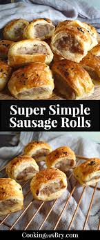 Super Simple Sausage Rolls Recipe Cooking With Bry Recipe Sausage Rolls Best Sausage Roll Recipe Recipes