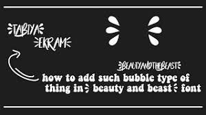 Maybe you would like to learn more about one of these? How To Add Ornaments To Text Using Beauty And The Beast Font Tabiya Ekram Youtube