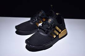 Adidas Originals Nmd R1 Black And Gold Adidas Nmd R1 X Versace Boost Sneakers Men S Running Shoes Core Black Gold Sneakers Adidas Nmd Sneakers Men