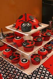 Ladybug Baby Shower Ladybug Cake Cupcake Cakes Ladybug Cupcakes