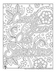 Maybe you would like to learn more about one of these? Positive Words Sunshine Printable Coloring Pages Woo Jr Kids Activities
