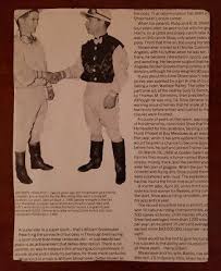 🐎 Willie Shoemaker autograph, picture & 2 bonus items