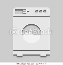 Wash the clothes in cold water. Icon Washing Machine For Washing Laundry Washing Machine Icon For Washing Clothes In Bright Colors With A Shadow On A Gray Canstock