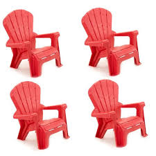 Little Tikes Garden Chair Red 4 Pack Walmart Com Kids Adirondack Chair Garden Chairs Adirondack Chair