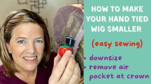 How To Make Your Hand Tied Wig Cap Smaller