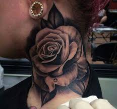 Tattoo Neck Silver Earrings With Crystals Pink Tattoo On The Neck Crystals Earrings Silver Tattoo Tattoo Rose Neck Tattoo Neck Tattoo Neck Tattoos Women