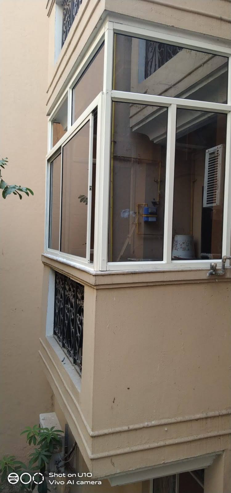 Aluminium fix partion sliding windoow ₹350 square feet product image
