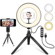 Magicfly 8 10 Dimmable Led Ring Light Camera Lighting Kit Selfie Beauty Ring Light Round Photography Light With Stand Phone Clip Tripod Studio Stand For Youtube Video Makeup Live Streaming Walmart Com Walmart Com