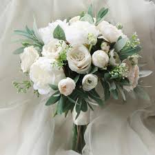 Our silk flowers bulk prices start at $1.99 per stem. Silk Wedding Bouquet Bridal Bouquet Boho Bouquet Artificial Bouquet Silk Flowers Natural Wedding Flowers Wedding Accessories Wedding Bouquets Aliexpress
