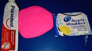 Cara Membuat Slime Dari Shampo Head Shoulders Dan Pasta Gigi Pepsodent Youtube