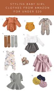 Even their prints, like this romper in. Stylish Baby Clothes On Amazon For Under 20 Brepurposed Stylish Baby Clothes Affordable Girl Clothes Stylish Baby Girls