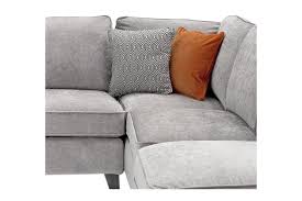 Itâ€™s the ultimate relaxation sofa. Vida Living Cantrell Silver Fabric Right Hand Facing Corner Sofa Group Furnitureinstore