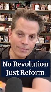I don't want revolution, I want reform. For that to happen we need a  transformative leader like Teddy Roosevelt which were severely lacking.  #anthonyscaramucci #politics #revolution #reform