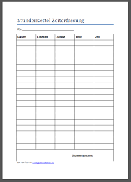 Warum ich diese stundenzettel vorlagen erstellt habe, ist die pflicht der zeiterfassung in unternehmen wegen dem. Stundenzettel Vorlage Kostenlos Als Pdf Oder Word