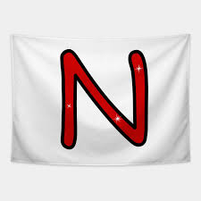 Find the perfect letter ñ stock photo. Letter N Name With Letter N Personalized Gift Abbreviation Abbreviation Lettering Letter N Tapestry Teepublic
