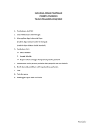 We are a sharing community. Susunan Acara Pelepasan Prakerin 2019