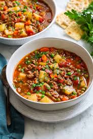 This is the very best hamburger vegetable soup i've ever eaten. Hamburger Soup Cooking Classy