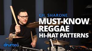 13 Essential Hi Hat Patterns For Reggae Grooves Gil Sharone Instrument Lessons Hi Hats Reggae
