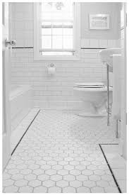 Black hexagon tiles with a dark grout will give your bathroom floor tile a uniform look. 20 Best Bathroom Flooring Design 2020 Galleries Ideas Small Bathroom Renovations Bathroom Tile Designs Small Bathroom