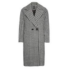 Black And White Houndstooth Coat Women S Black And White Houndstooth Coat Ekose