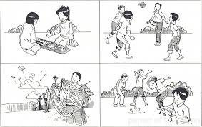 Permainan tradisional, gobak sodor, petak umpet, mercon bambu, engklek, dll, beserta dengan gambar, penjelasan, dan cara bermain. Permainan Tradisional Malaysia Google Search Comics Malaysia Art