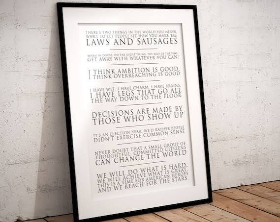 The West Wing Quotes Print: Gift, Josiah Bartlett, President Poster,  American, TV Show, Presidential Posters, Washington DC Political Gifts -  Etsy Hong Kong