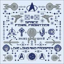 Star trek cross stitch patterns. Star Trek Pillow Sampler Digital Cross Stitch Pattern