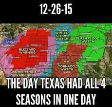 The heavy rain has eased up over most of the houston area but it will return tuesday afternoon. Memes Capture The Craziness That Is Texas Weather Texas Humor Texas Weather Only In Texas