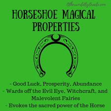 Horseshoe Luck Magical Properties And Protection Galaxy Quotes Magick Spells Magical