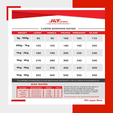 If your package has been handled by some other carrier, except j&t express, we will also automatically fetch the needed. J T Express Delivery Rates 3b S Japan Store Facebook