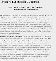 This word usually refers to the process of. Reflective Supervision Guidelines Reflective Practice Clinical Supervision Reflective Journal Example
