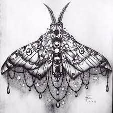Jewel Moth Sternum Tattoo Tattoos Sternum Tattoo Body Art Tattoos