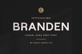 The modern fonts in this collection are free in all three ways, so please make sure you read the designer's details before using them in your designs. Branden Casual Sans Serif Font In 2020 Sans Serif Fonts Serif Fonts Sans Serif Logo Design