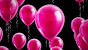 Party Black And Pink Balloon Decorations