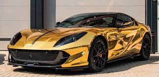 Ik ben sinds kort begonnen met jou lifestyle pakket. Ferrari 812 Superfast Gold Auto S Motoren Auto S Motor