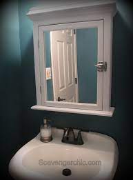 Check spelling or type a new query. Create A Medicine Cabinet From A Mirror Diy Scavenger Chic