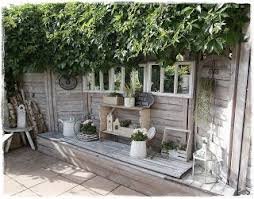 Shabby Landhaus Garten Gartendekoration Gartengestaltung